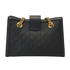 Padlock Shoulder Bag, &pound;850, Handbags, Black, Leather, Back view